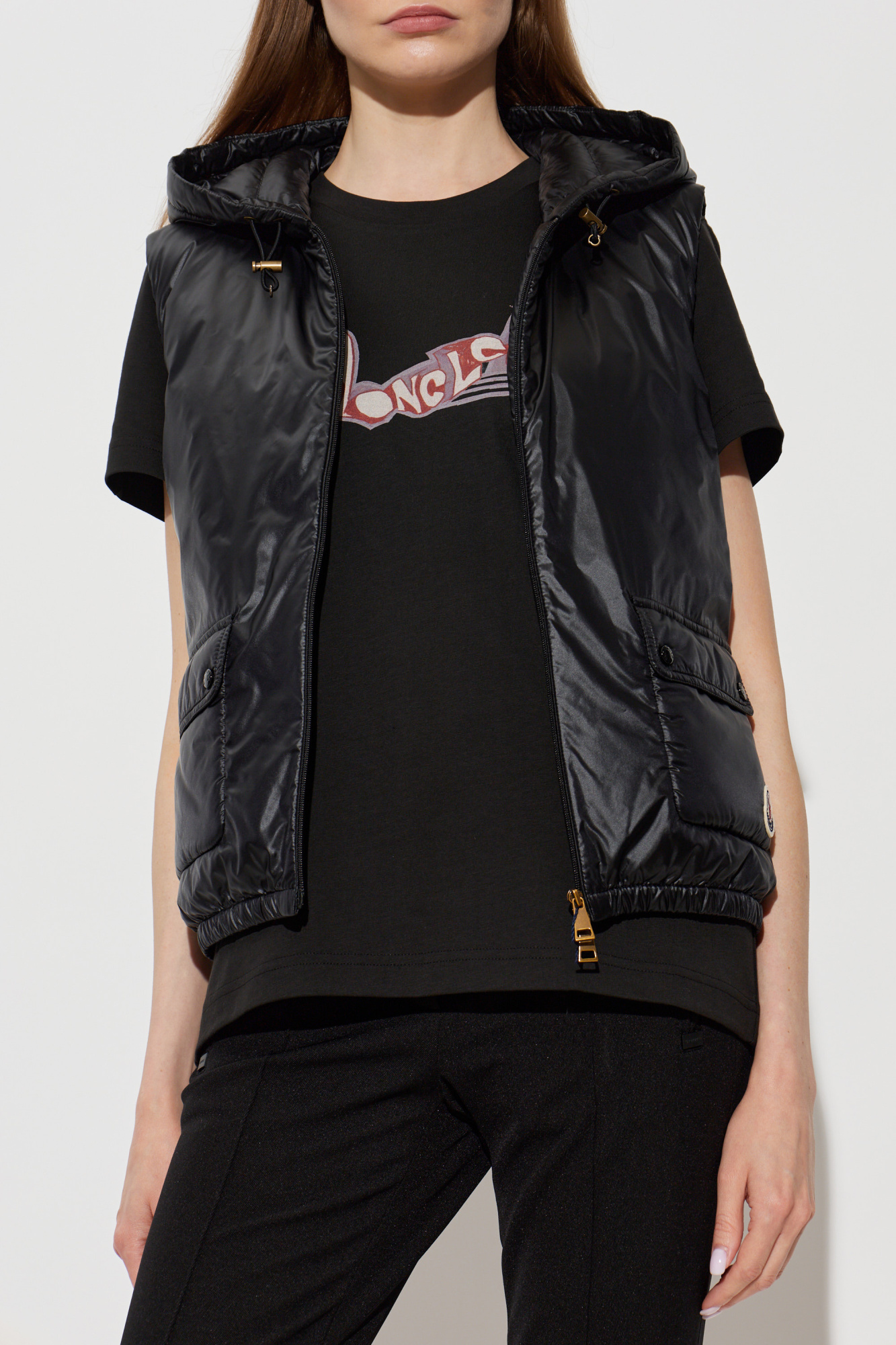ゆうきタグ付き未使用Monclerモンクレール　LANDE VEST Black Quilted vest 'Lansette' Moncler - Vitkac Canada